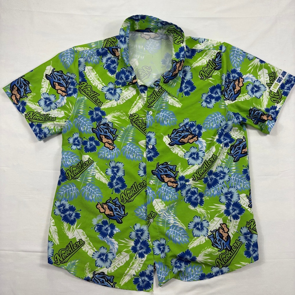Tulsa Noodlers Drillers Hawaiian Shirt 2023 Dodgers‎ Minor League MLB Mens L